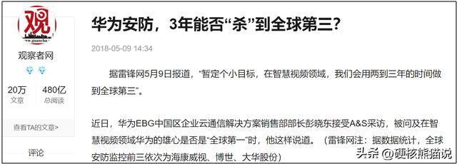 华IM电竞 IM电竞app为安防芯片悲歌：用3年突破芯片封锁捧起众多国产企业(图2)