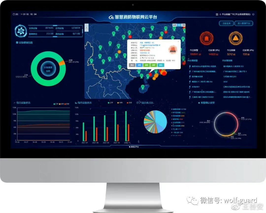 IM电竞 电子竞技平台夜狼安防NB-IoT智慧消防解决方案全方位打造消防治理新格局(图4)