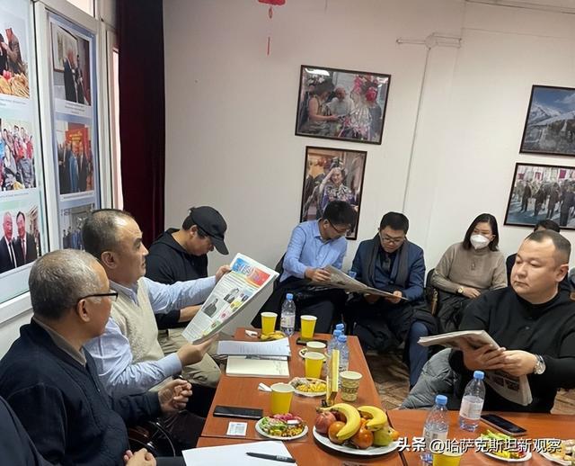 中国·霍尔果斯国际贸易商会代表团到访《今日丝路》报IM电竞 IM电竞app社(图2)