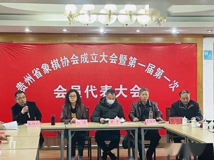 IM电竞 电子竞技平台贵州省象棋协会成立并召开第一届第一次会员代表大会(图1)