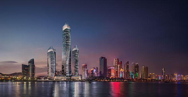 海天中心丨国际商务IM电竞 电子竞技平台楼宇典范 世界500强企业首选(图1)