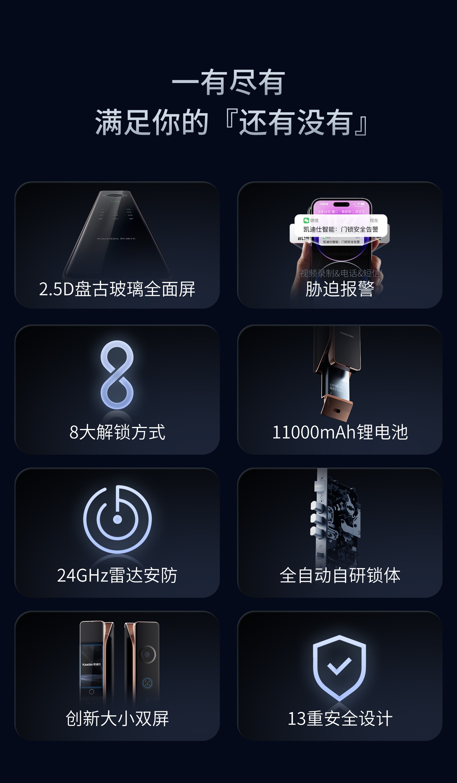 凯迪仕旗舰新品K70 Pro Max预售开启掌静脉解锁智慧安防新体验IM电竞 电子竞技平台(图6)