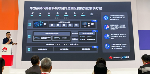 奥看科技携手华为数据存IM电竞 IM电竞平台储发布园区智能安防解决方案(图2)
